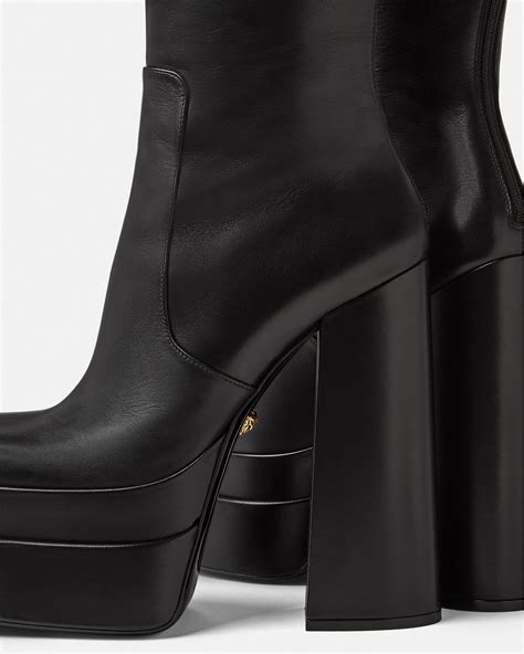 versace boots platform|versace denim boots.